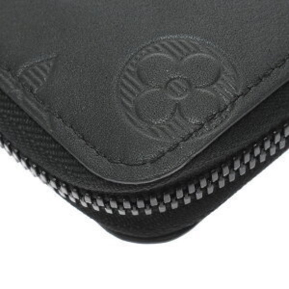 Louis Vuitton Wallet Shadow Noir Black Black Vertical Zippy Monogram - Picture 5 of 9